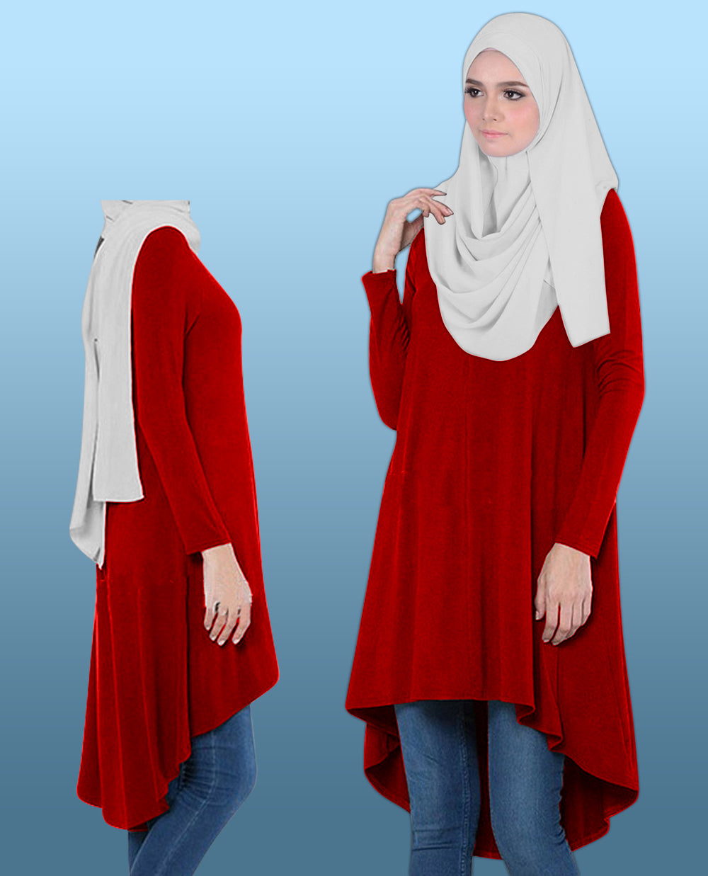 Blouse Tunic Fashion Wanita Kekinian