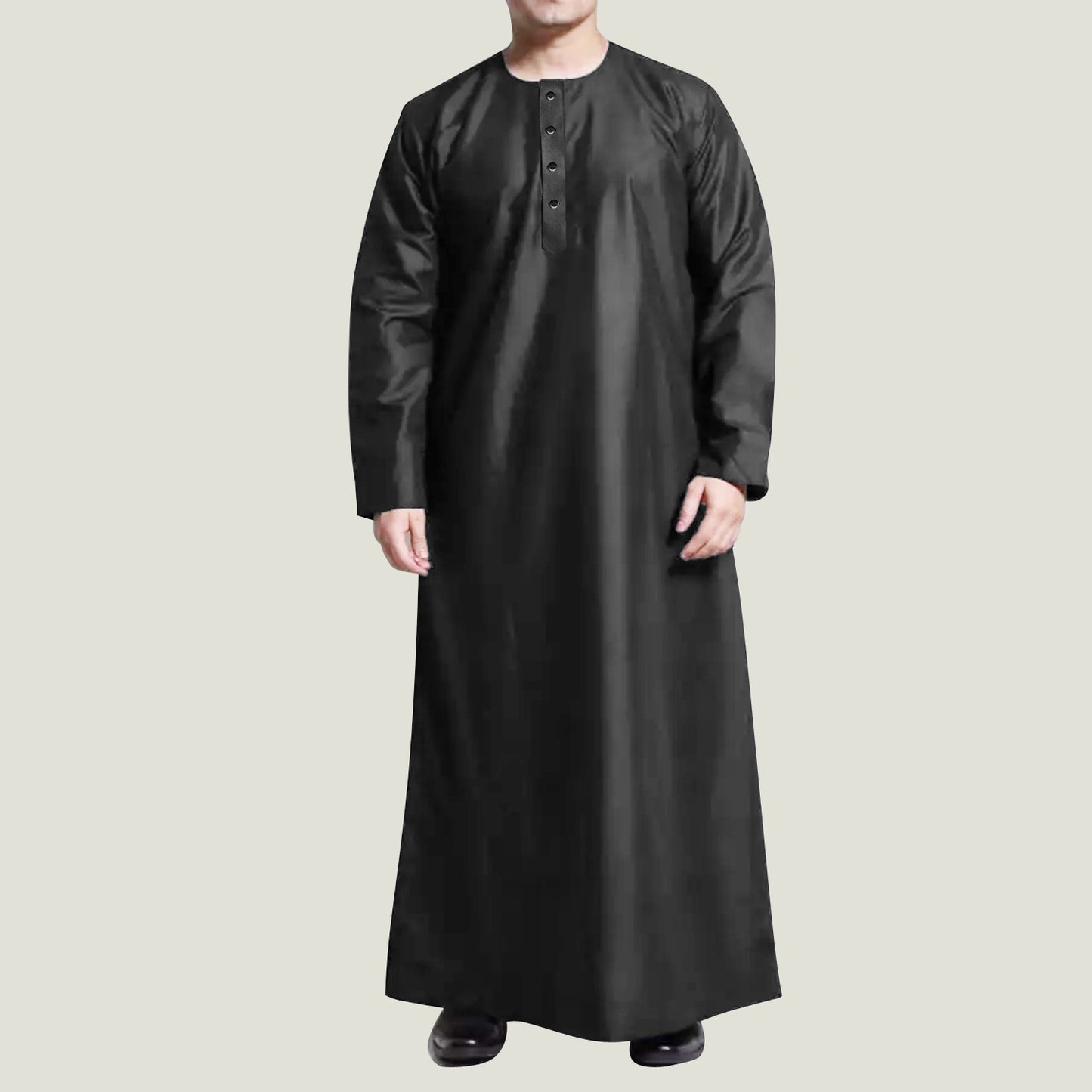 Jubah Kurta Pria Muslim laki laki Casual Kancing Trendy