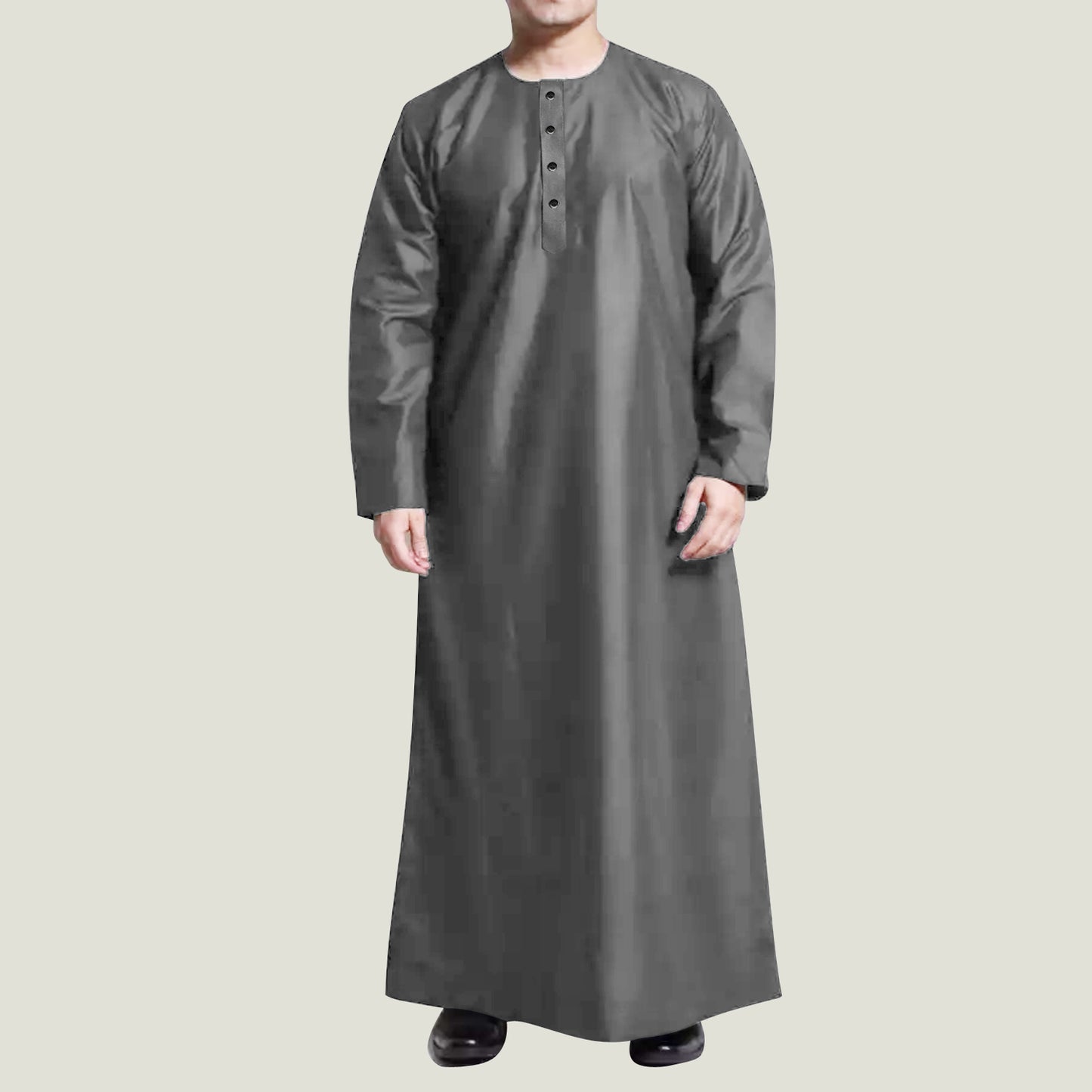 Jubah Kurta Pria Muslim laki laki Casual Kancing Trendy