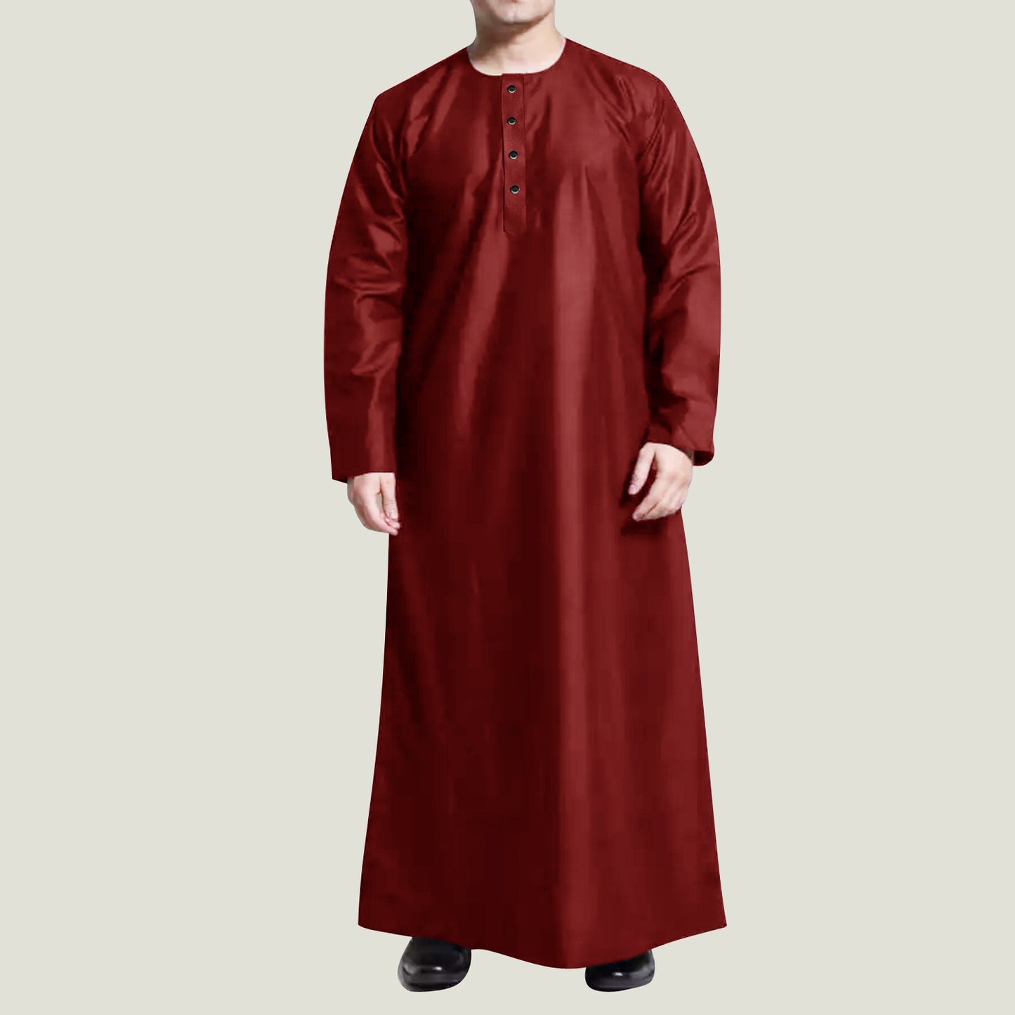 Jubah Kurta Pria Muslim laki laki Casual Kancing Trendy