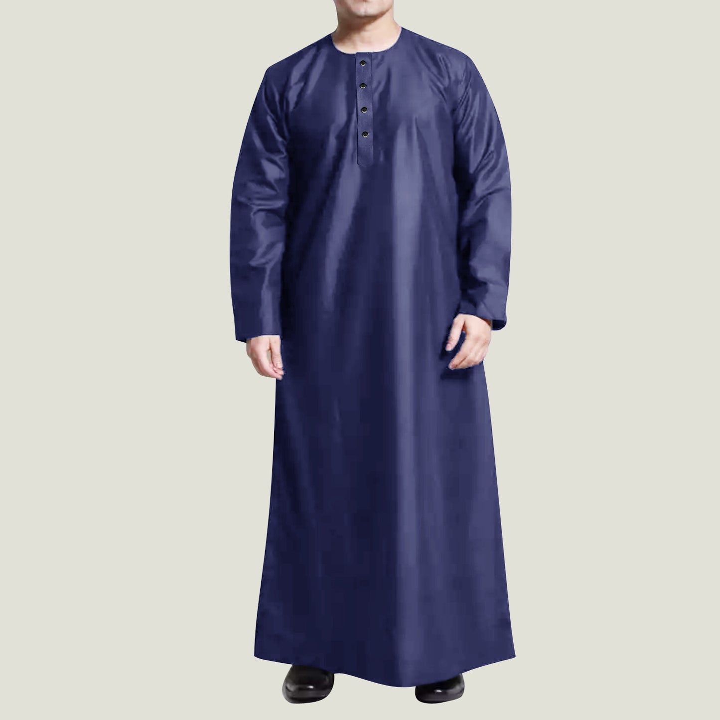 Jubah Kurta Pria Muslim laki laki Casual Kancing Trendy