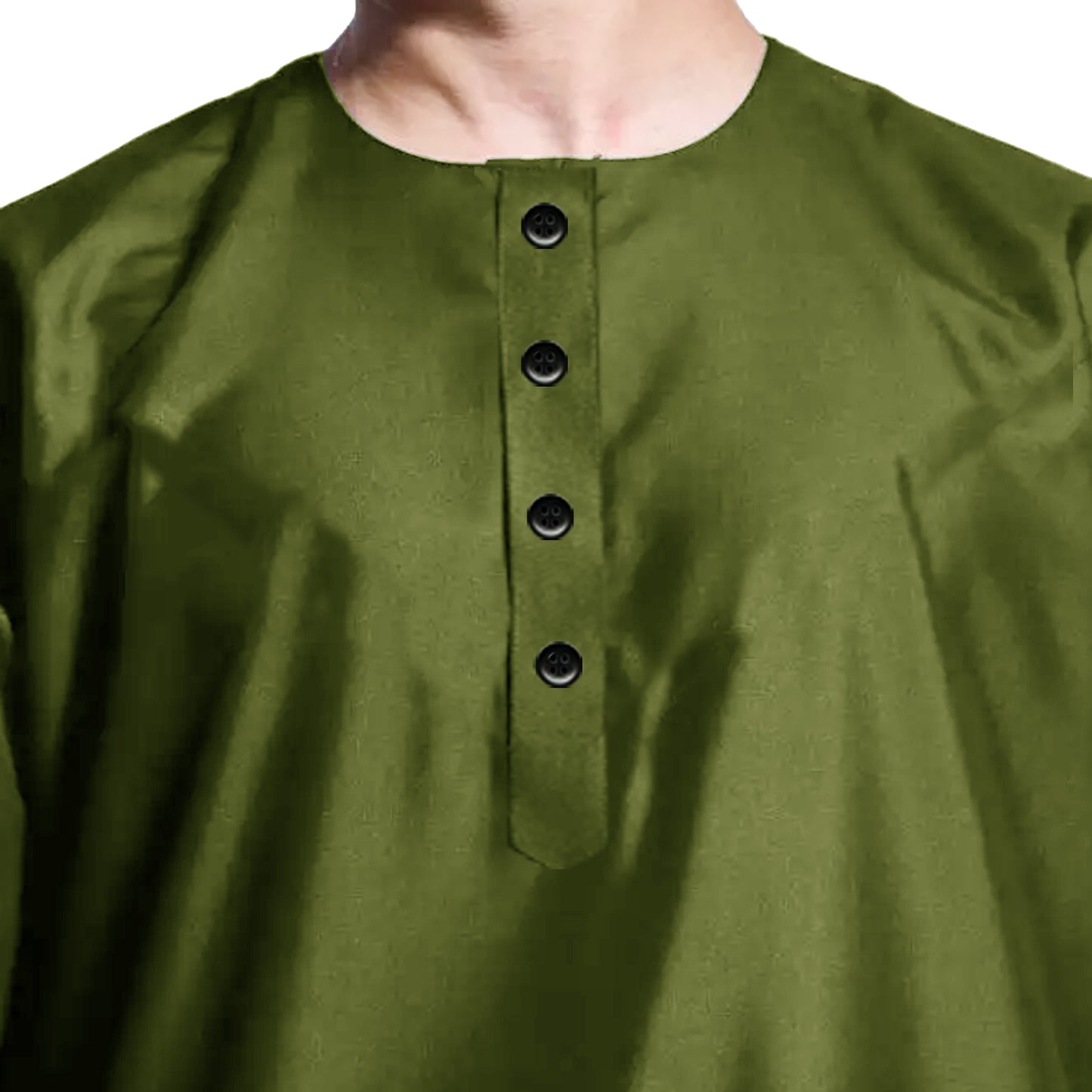 Jubah Kurta Pria Muslim laki laki Casual Kancing Trendy