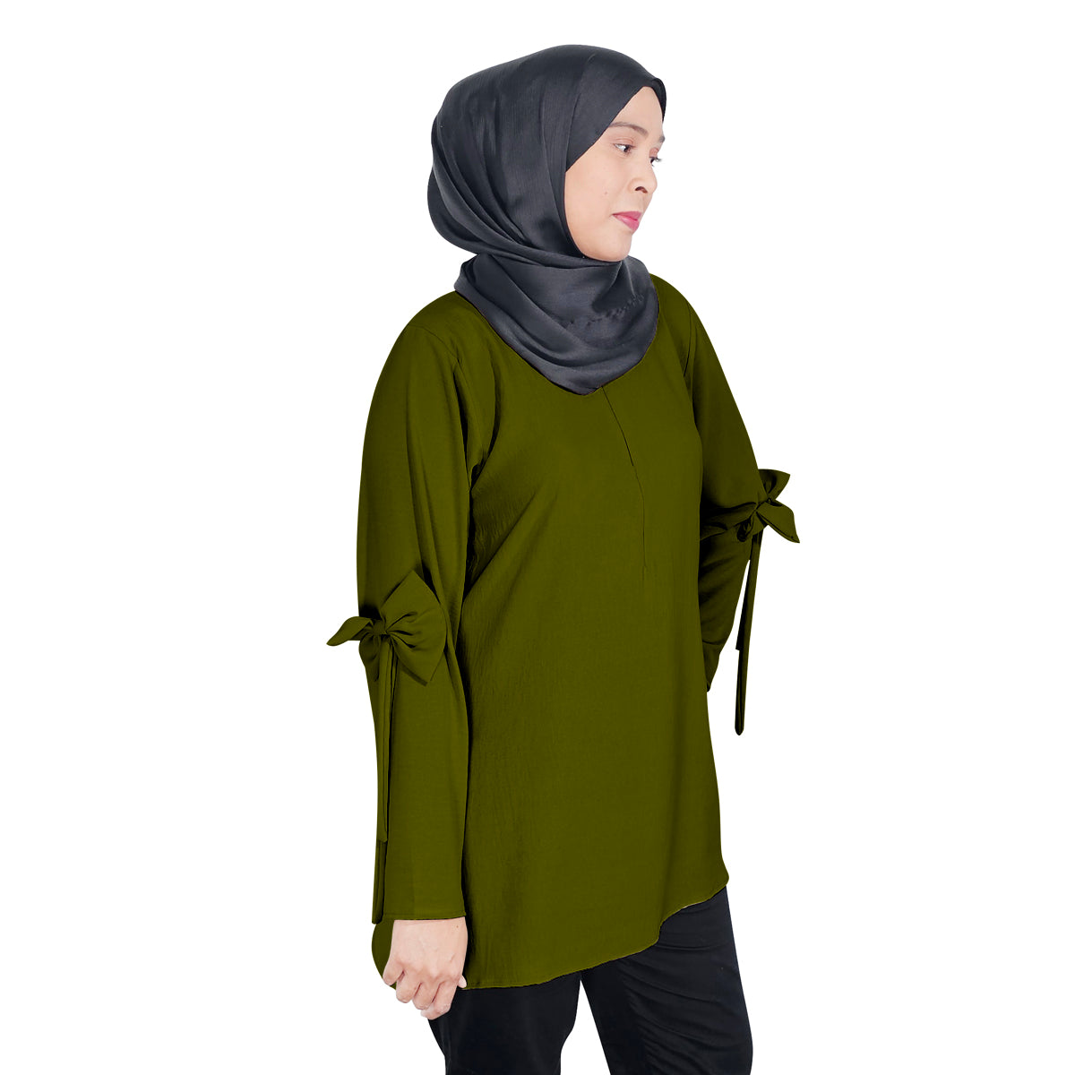 Blouse Butterfly Style Tangan Panjang Hijab Friendly