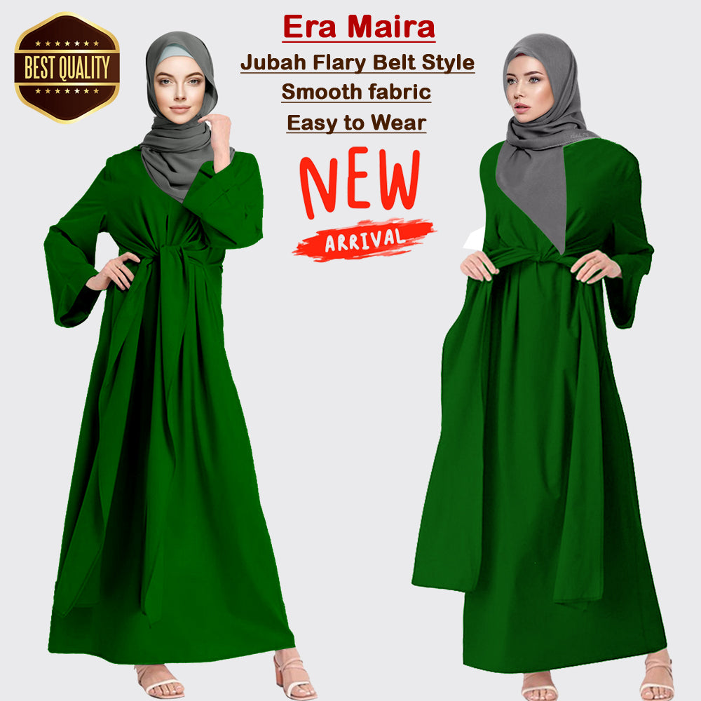 Gamis Abaya Belt Ikat Paten Tangan Besar
