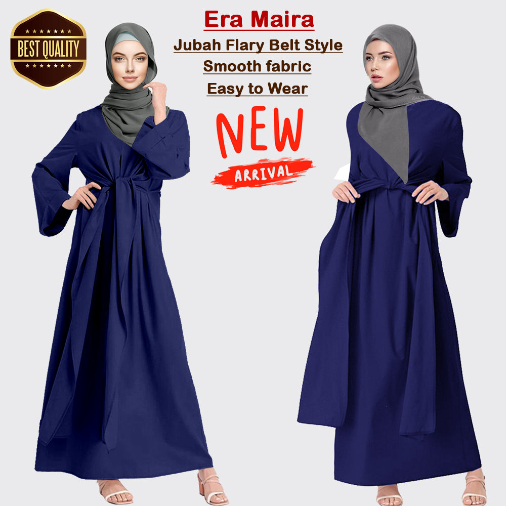 Gamis Abaya Belt Ikat Paten Tangan Besar