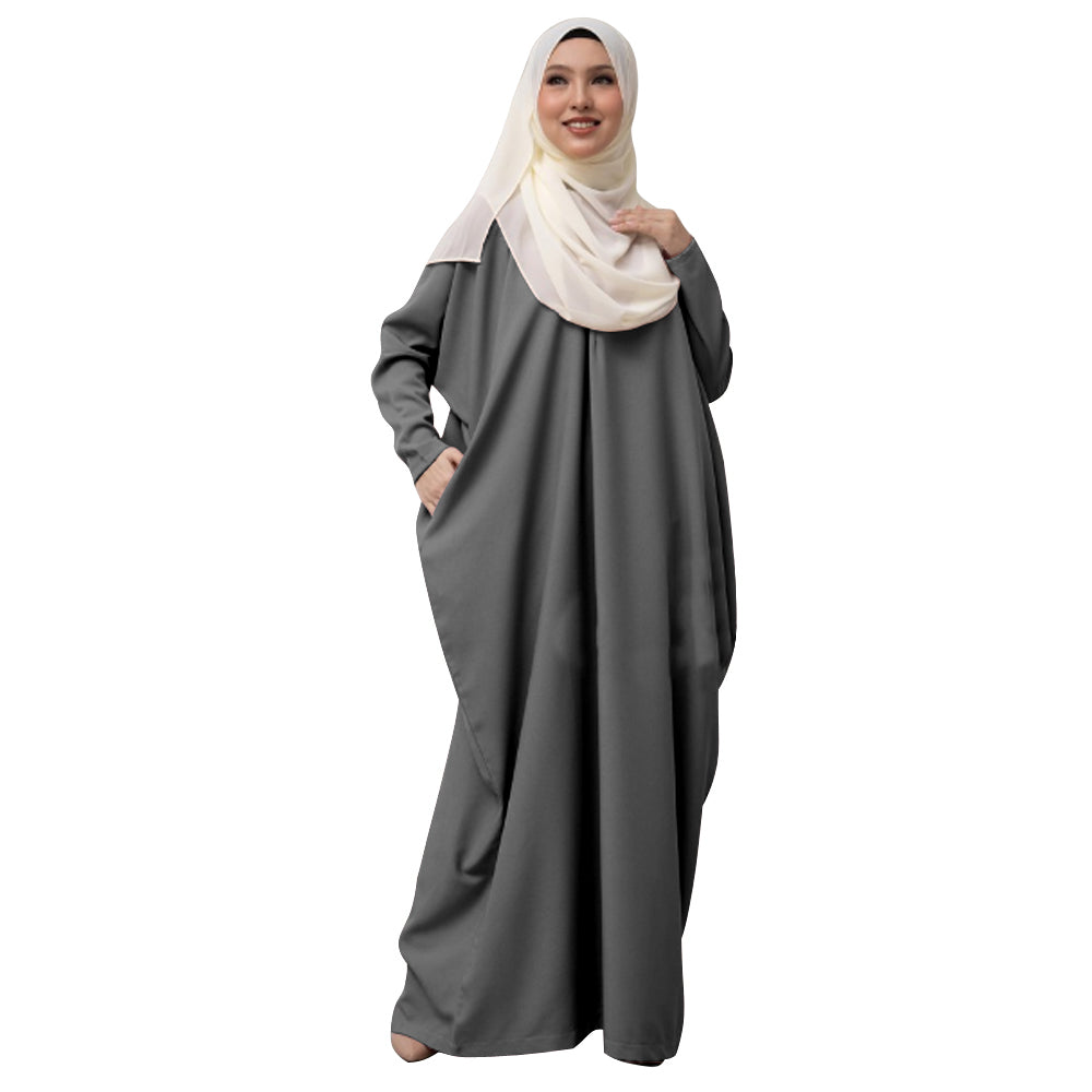 Kaftan Modern Polos Terbaru Wanita Muslim