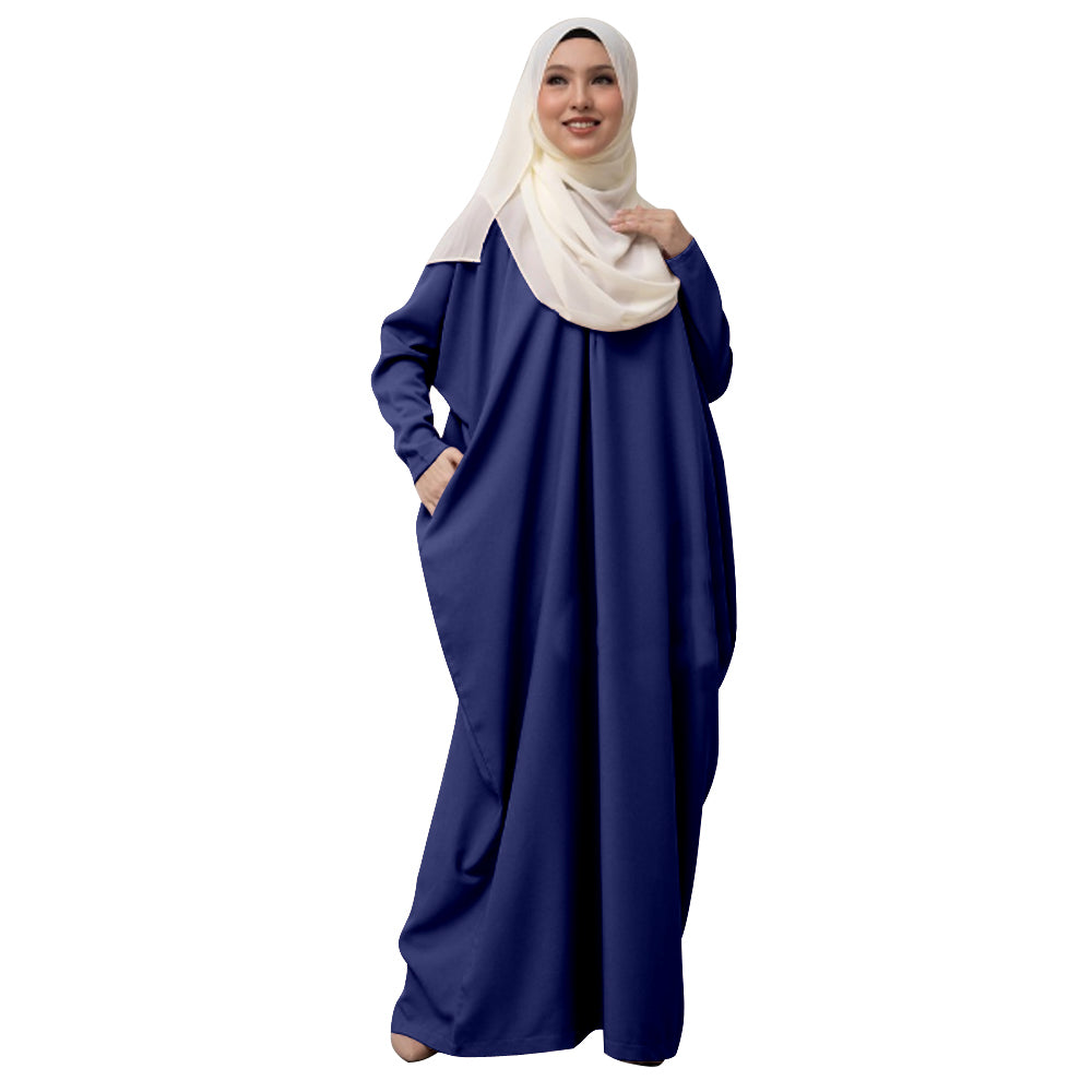 Kaftan Modern Polos Terbaru Wanita Muslim