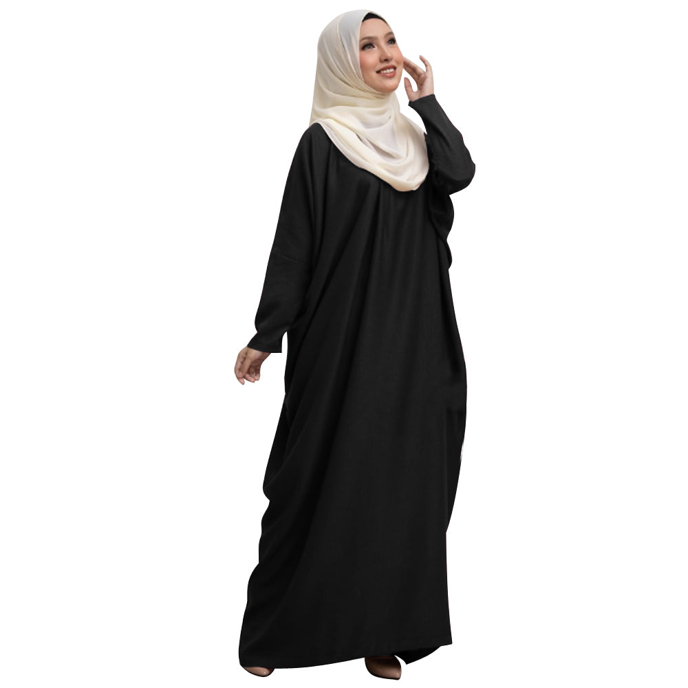 Kaftan Modern Polos Terbaru Wanita Muslim