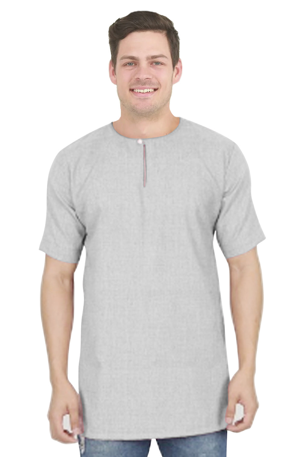 Baju Koko | Kurta Pria Polos Klasik Tangan Pendek Kancing Depan