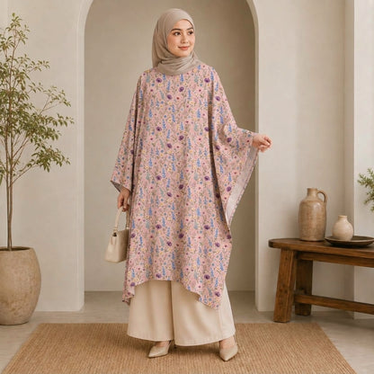 PREMIUM MODERN BATANICAL PRINTED LONG KAFTAN