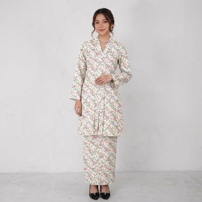 PREMIUM SOFT FLORAL PRINTED KEBAYA