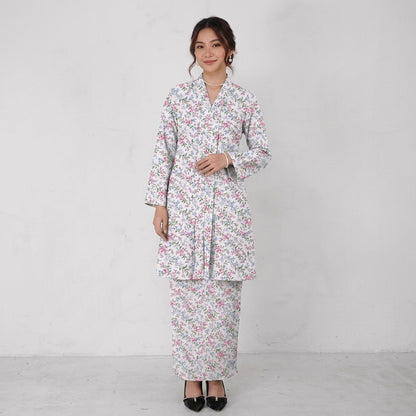 PREMIUM SOFT FLORAL PRINTED KEBAYA