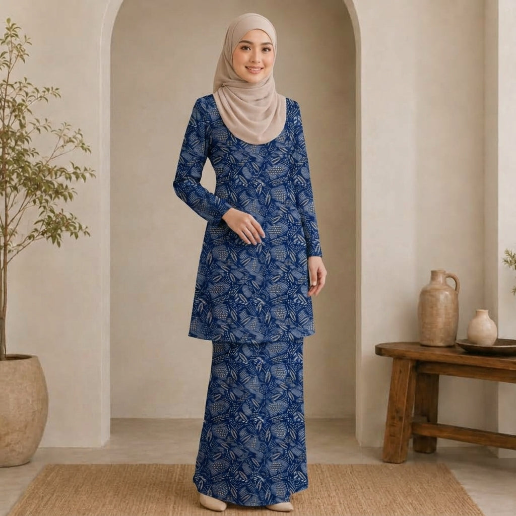 PREMIUM EXCLUSIVE LEAF PRINTED LONG KURUNG