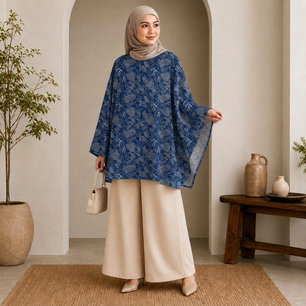 PREMIUM EXCLUSIVE LEAF PRINTED MINI KAFTAN