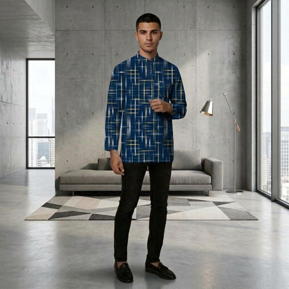 PREMIUM MODERN MINIMALIST LINE MUSLIM KURTA