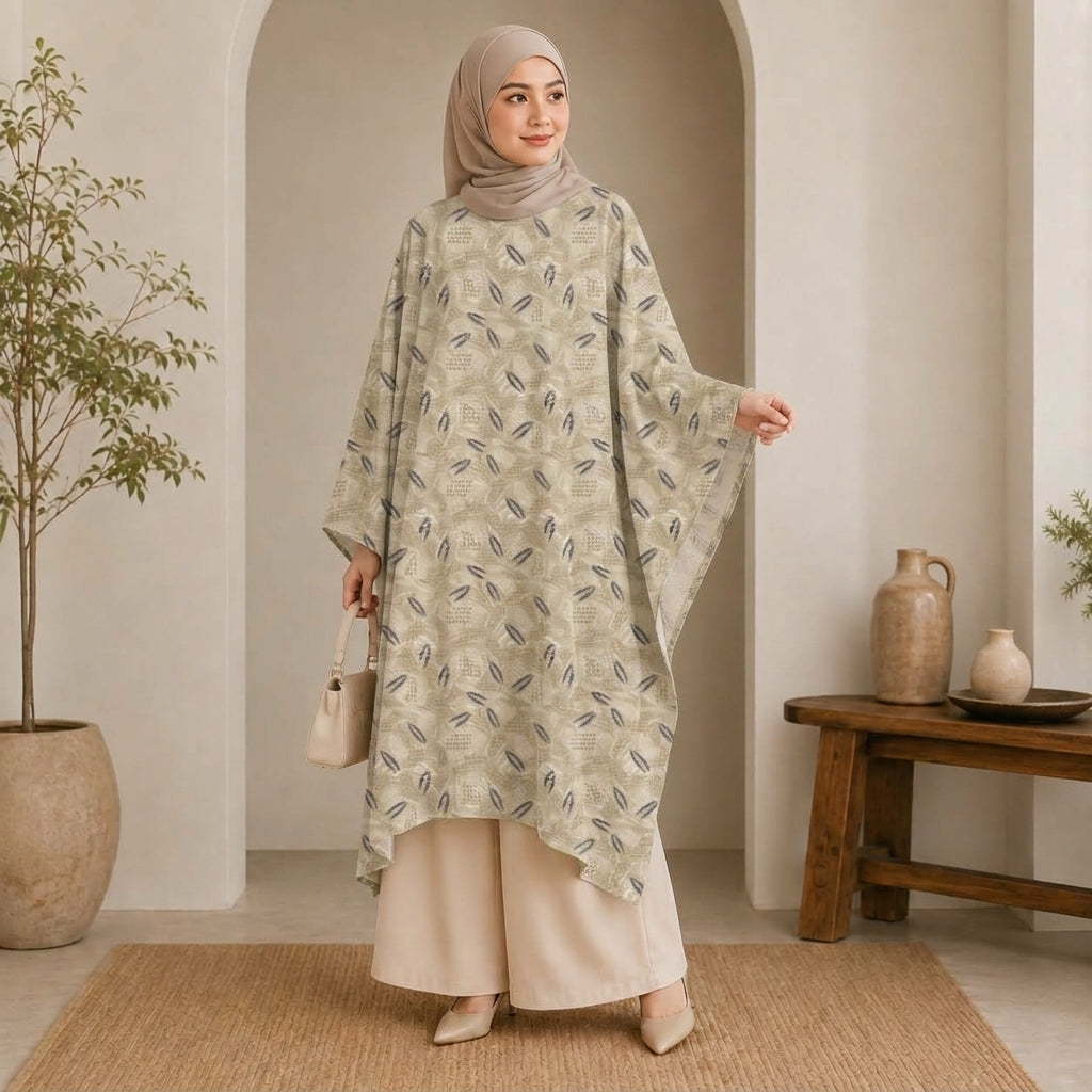 PREMIUM EXCLUSIVE LEAF PRINTED LONG KAFTAN