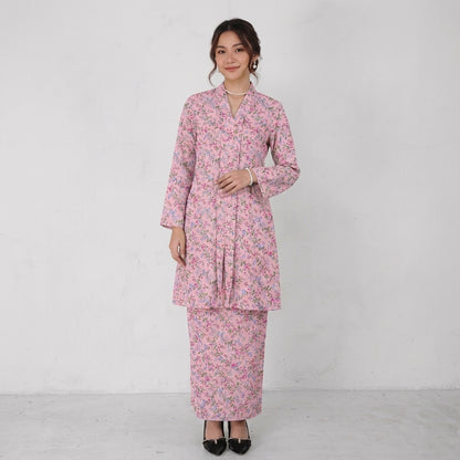 PREMIUM SOFT FLORAL PRINTED KEBAYA