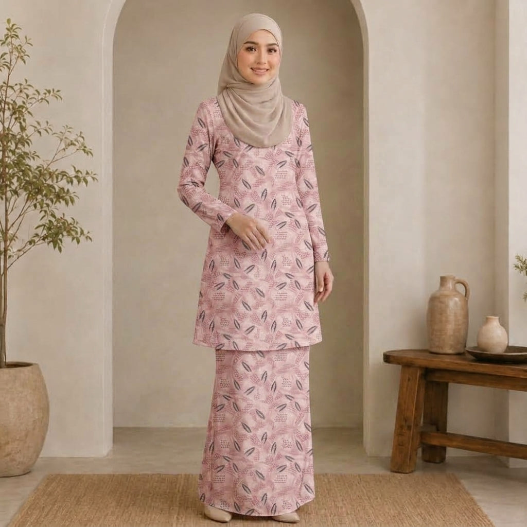 PREMIUM EXCLUSIVE LEAF PRINTED LONG KURUNG