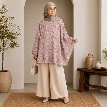 PREMIUM EXCLUSIVE LEAF PRINTED MINI KAFTAN