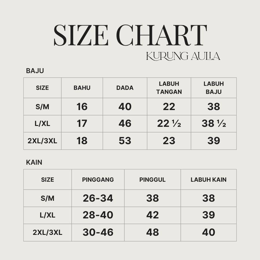 PREMIUM FLORAL PRINTED KURUNG (BLACK)