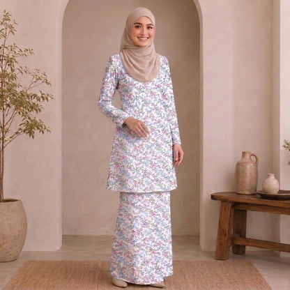 PREMIUM SOFT FLORAL PRINTED KURUNG