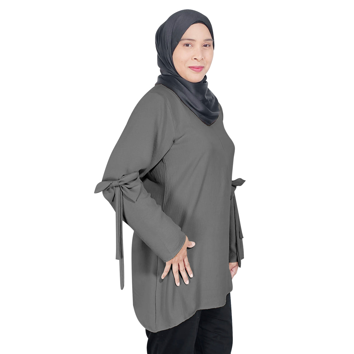 Blouse Butterfly Style Tangan Panjang Hijab Friendly