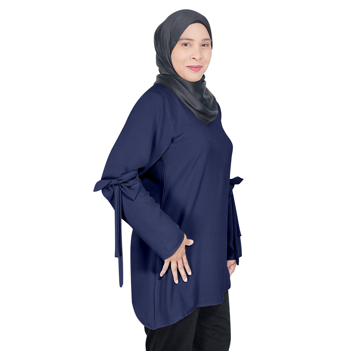 Blouse Butterfly Style Tangan Panjang Hijab Friendly