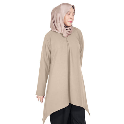 Blouse Tunic Tangan Panjang Wanita Muslim