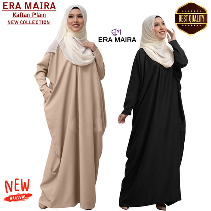 Kaftan Modern Polos Terbaru Wanita Muslim