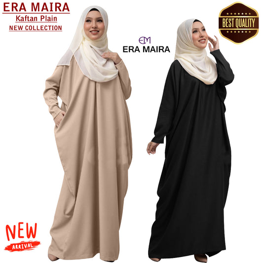 Kaftan Modern Polos Terbaru Wanita Muslim
