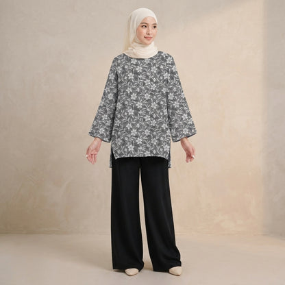 PREMIUM FLORAL PRINTED MINI BLOUSE
