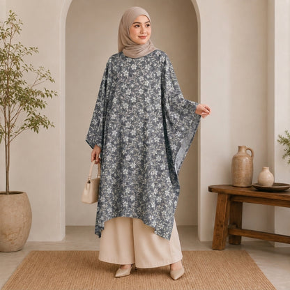 PREMIUM FLORAL PRINTED LONG KAFTAN