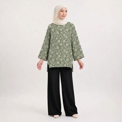 PREMIUM FLORAL PRINTED MINI BLOUSE