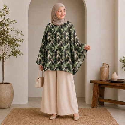 PREMIUM MODERN ABSTRACT & FLORAL PRINTED MINI KAFTAN