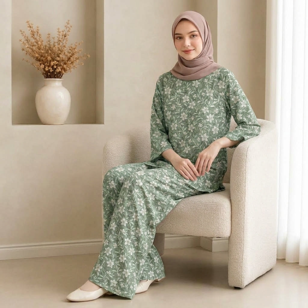 PREMIUM FLORAL PRINTED SET SUIT