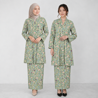 PREMIUM MODERN BOTANICAL PRINTED KEBAYA