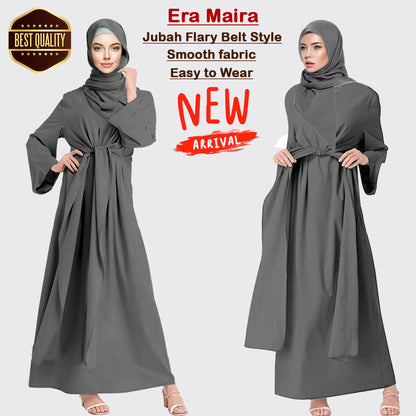 Gamis Abaya Belt Ikat Paten Tangan Besar