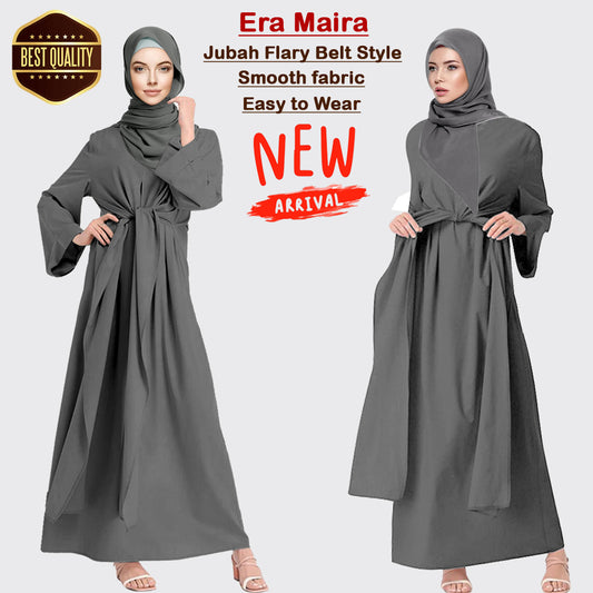 Gamis Abaya Belt Ikat Paten Tangan Besar