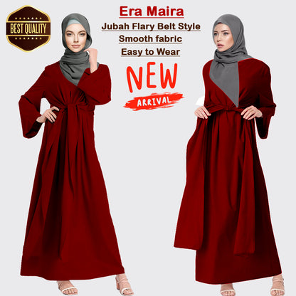 Gamis Abaya Belt Ikat Paten Tangan Besar