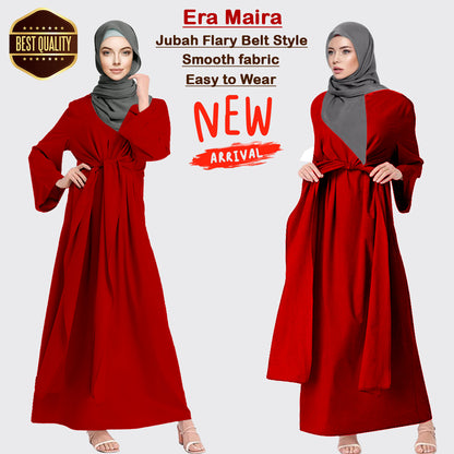Gamis Abaya Belt Ikat Paten Tangan Besar