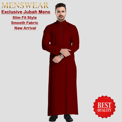 Gamis Pria Muslim Ban Collar