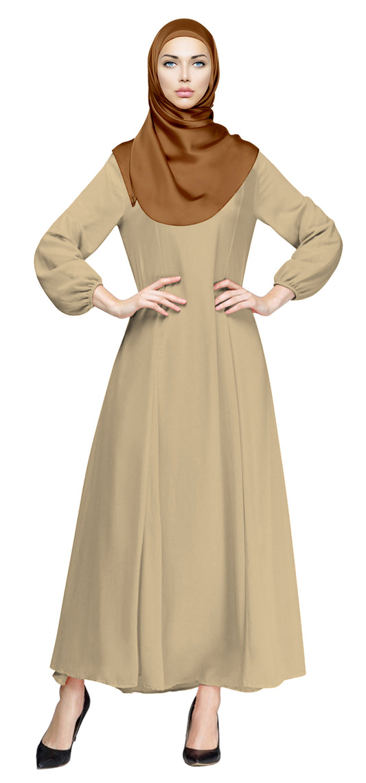 Gamis Abaya Sofia Polos Bawah Lebar Fashion Wanita