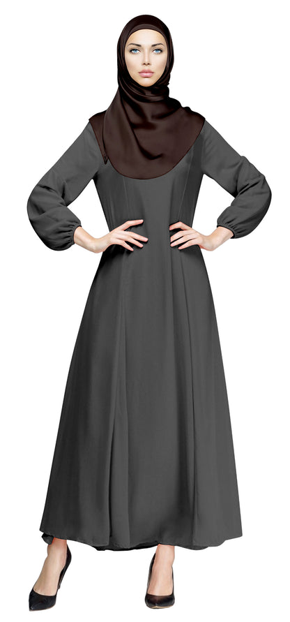 Gamis Abaya Sofia Polos Bawah Lebar Fashion Wanita