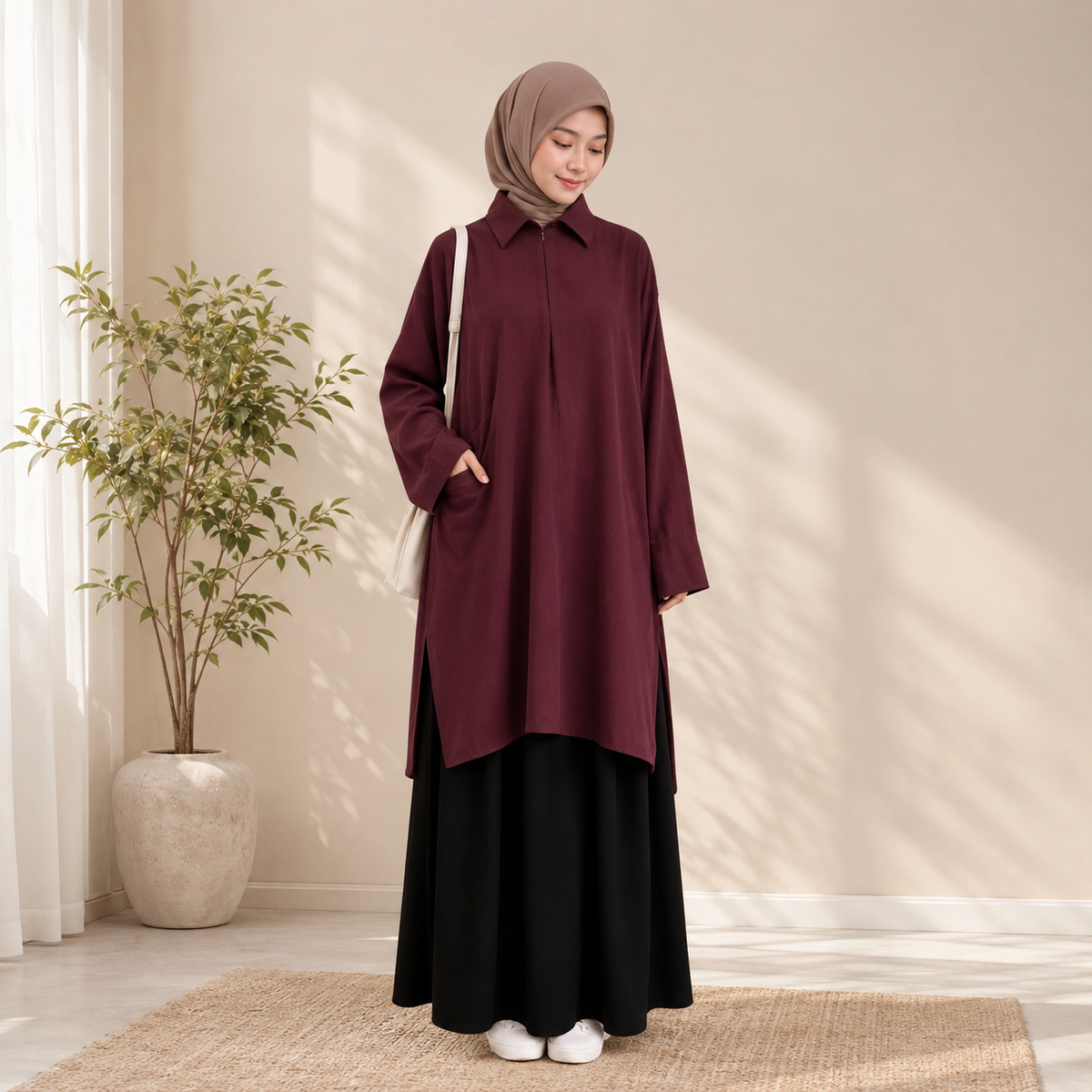 Blouse Jauza Woman Blouse Muslimah Wear and Nursing Friendly