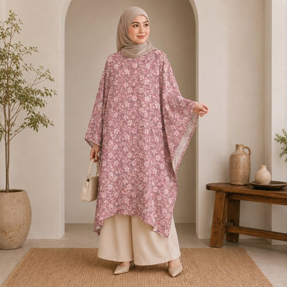 PREMIUM FLORAL PRINTED LONG KAFTAN