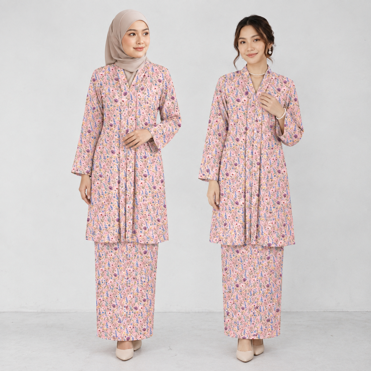 PREMIUM MODERN BOTANICAL PRINTED KEBAYA