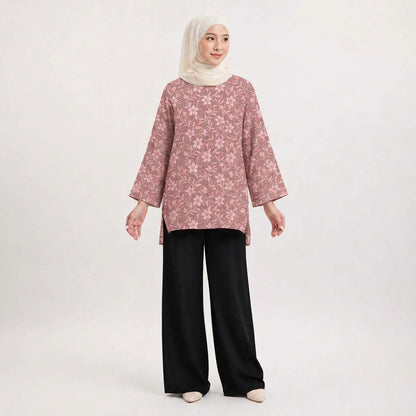 PREMIUM FLORAL PRINTED MINI BLOUSE