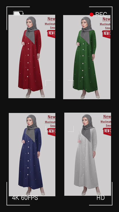 Blouse Tunic Qameez Polos Belah Pinggir Bawah