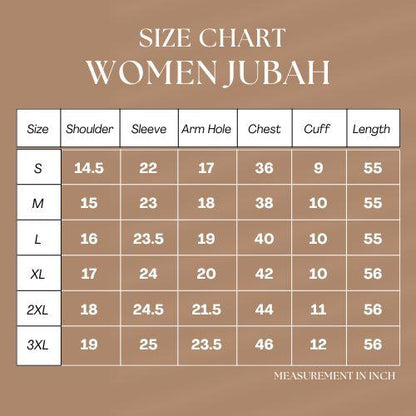 PREMIUM FLORAL PRINTED JUBAH MUSLIMAH (BLACK)