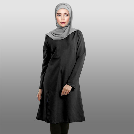Blouse Tunic Qameez Polos Belah Pinggir Bawah